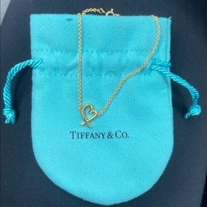 18k gold Tiffany & Co. love bracelet